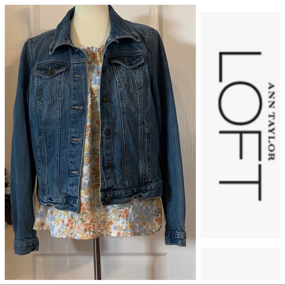 NWT Ann Taylor Loft Denim Jacket